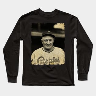 Honus Wagner Legend in Pittsburgh Pirates Long Sleeve T-Shirt